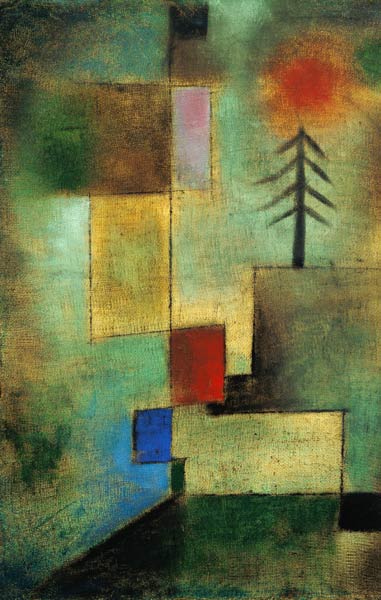 Cuadro de pino pequeño de Paul Klee