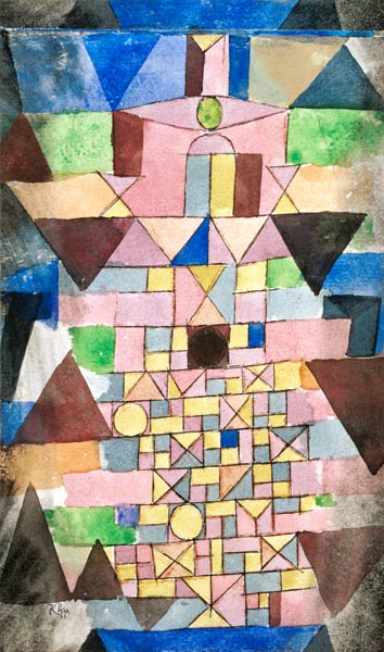 Composition with triangles de Paul Klee