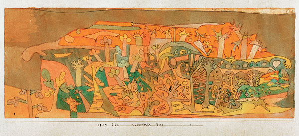 Kultivierter Berg, 1924.222. de Paul Klee