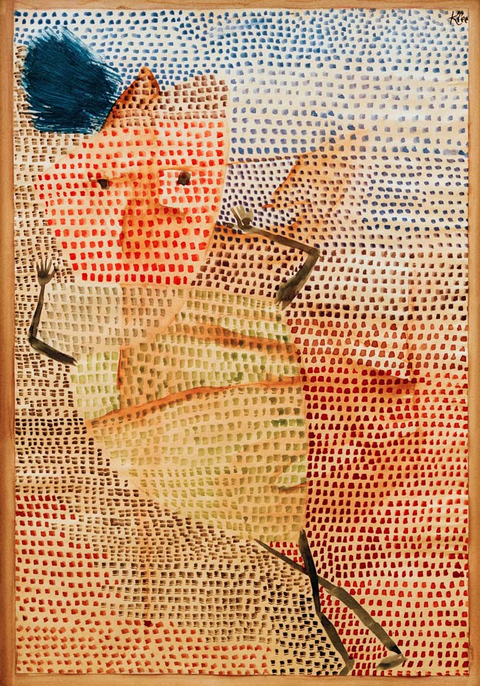 Maske Laus, 1931, 264 (X 4). de Paul Klee