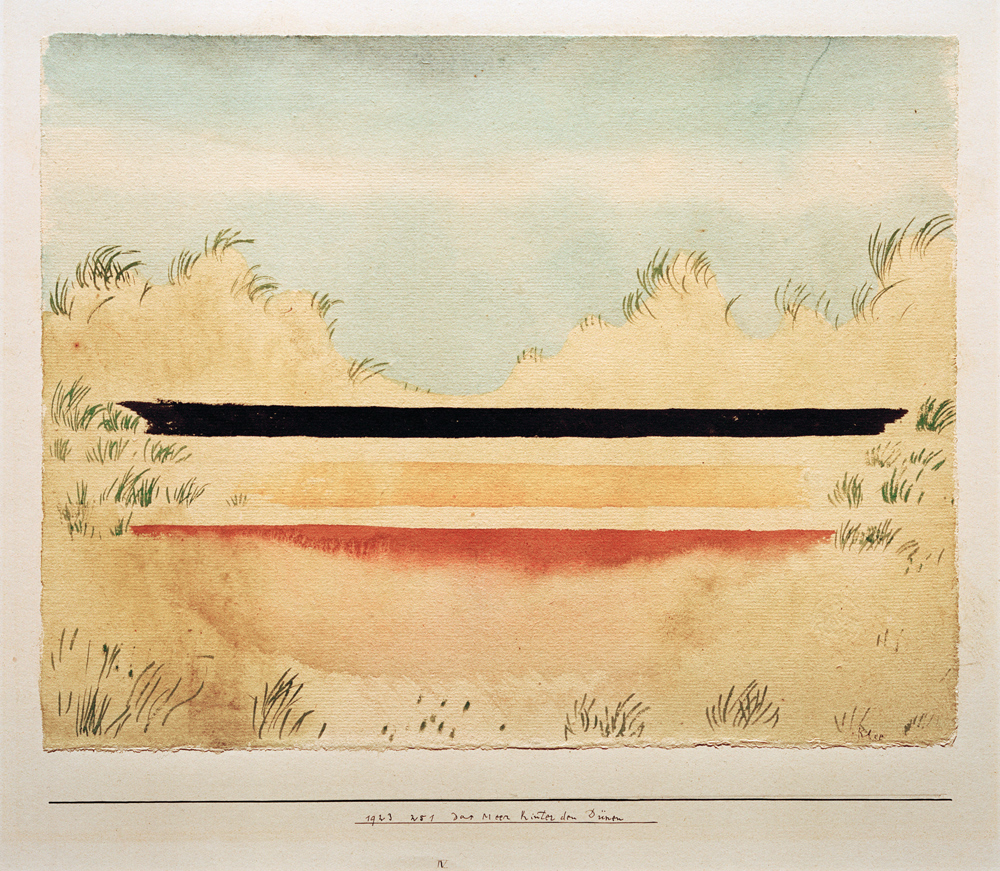 Das Meer hinter den Duenen, 1923, 251. de Paul Klee