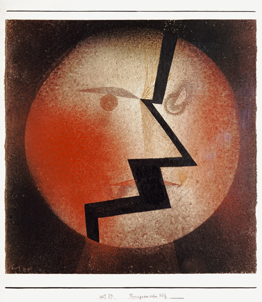 Physiognomical lightning. de Paul Klee