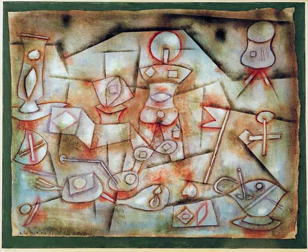 Requisiten Stilleben, de Paul Klee