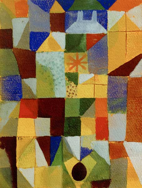 Staedtische Komposition m.d. mit gelben de Paul Klee