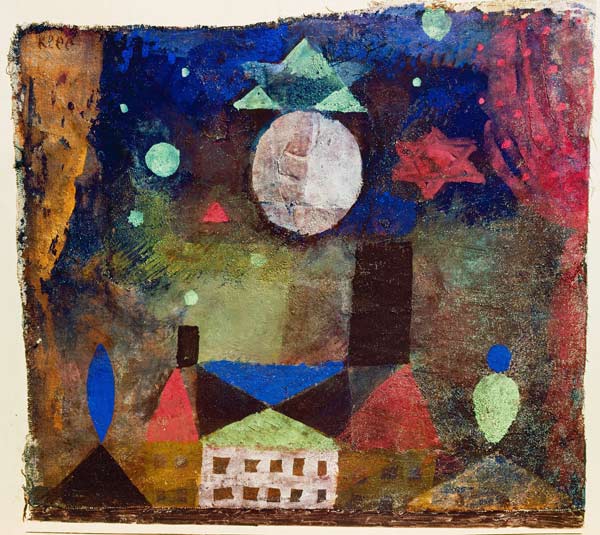 Stern über bösen Häusern de Paul Klee