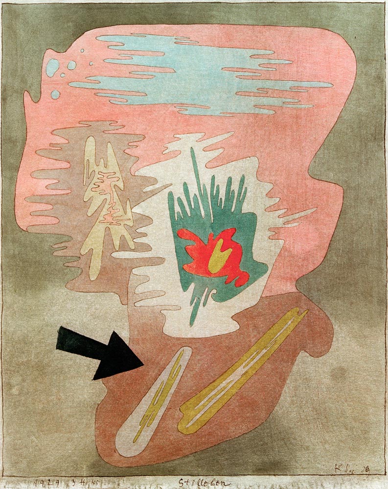 Stilleben, 1929, 345 (3 H 45). de Paul Klee