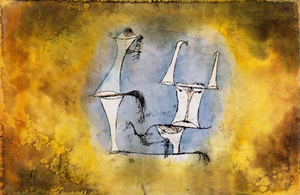 Aurochs world couple de Paul Klee