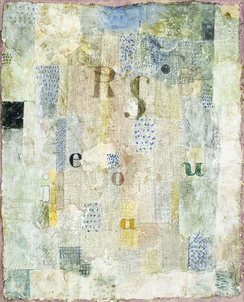 Vocal Fabric of the Singer Rosa Silber de Paul Klee