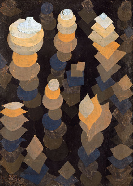 Growth of the night plants de Paul Klee