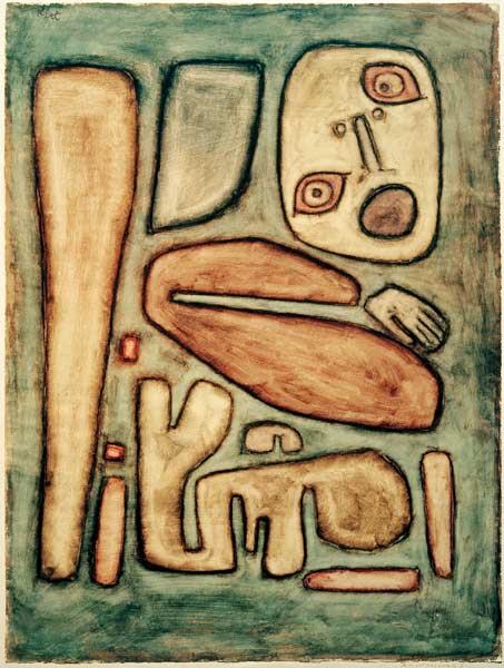 Angstausbruch III, 1939, 124. de Paul Klee
