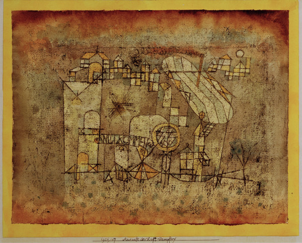 Ankunft des Luft=dampfers, de Paul Klee