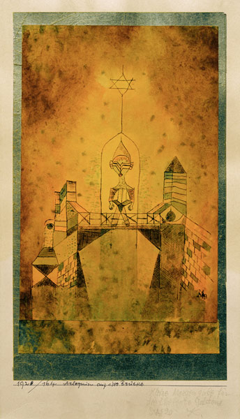Arlequin auf der Bruecke, 1920, 164. de Paul Klee