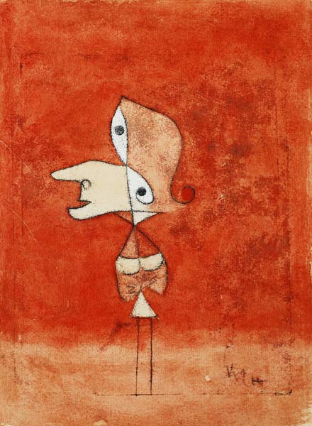 Bildnis Brigitte (Ganze Figur) de Paul Klee