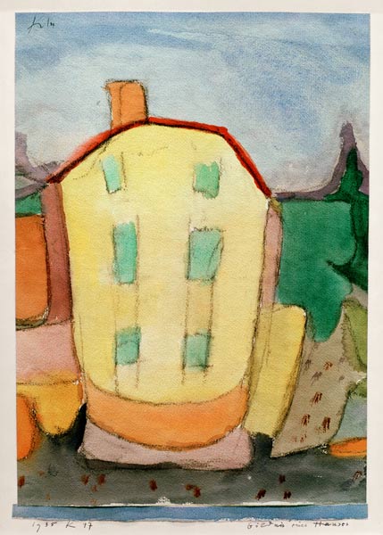Bildnis eines Hauses, 1935, de Paul Klee