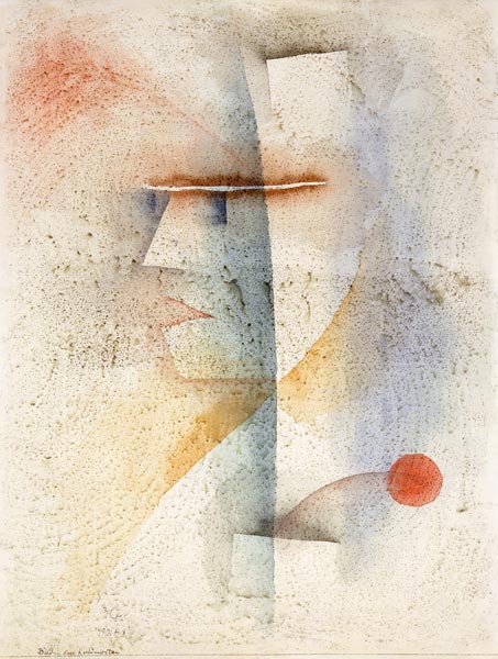 Retrato de un hombre disfrazado de Paul Klee