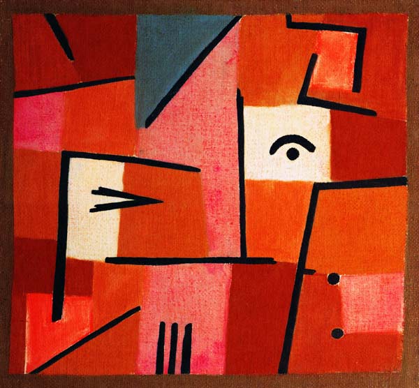 Vista desde rojo, 1937 de Paul Klee