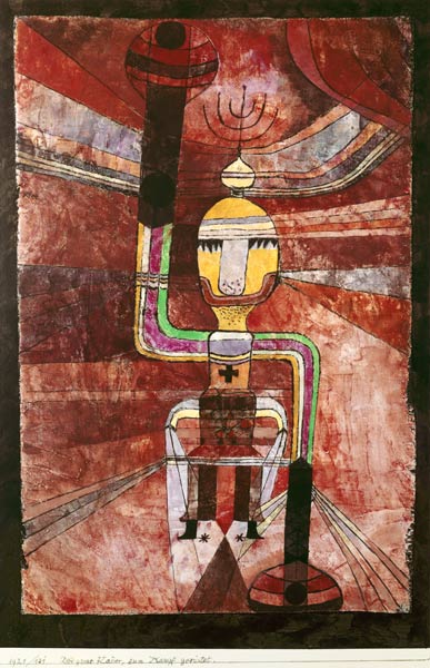 Der grosse Kaiser, zum Kampf geruestet, de Paul Klee