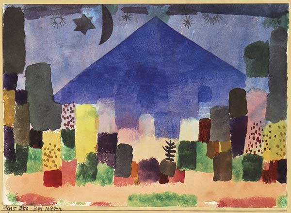 The Mountain Niesen. Egyptian Night de Paul Klee
