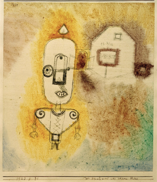 Der Schutzmann vor seinem Haus, de Paul Klee