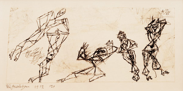 Die Gegenwaertigen, 1912, 124. de Paul Klee