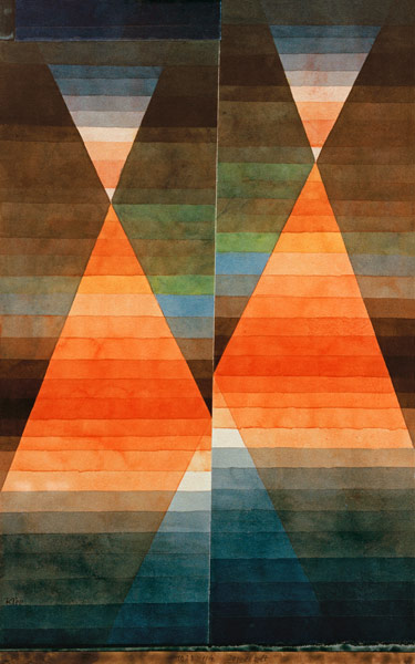 Doppelzelt, 1923.114. de Paul Klee