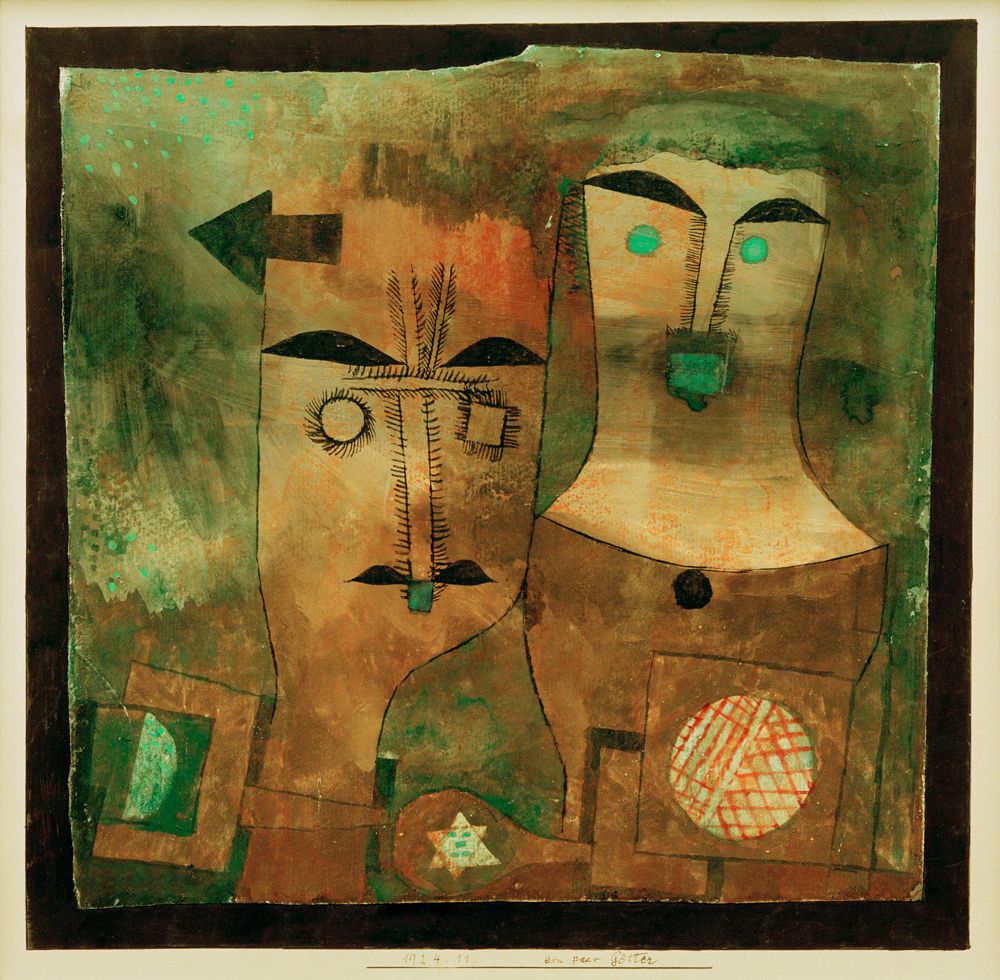 Un par de dioses de Paul Klee