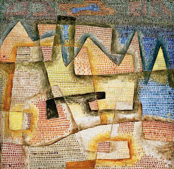 Felsige Kueste, 1931, 227. de Paul Klee