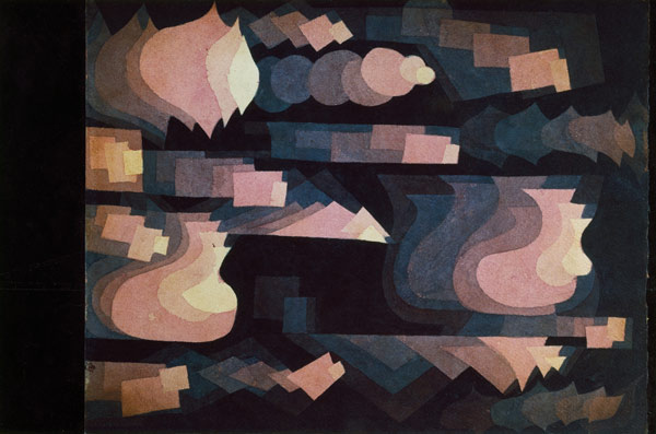 Fuge in Rot, 1921. de Paul Klee