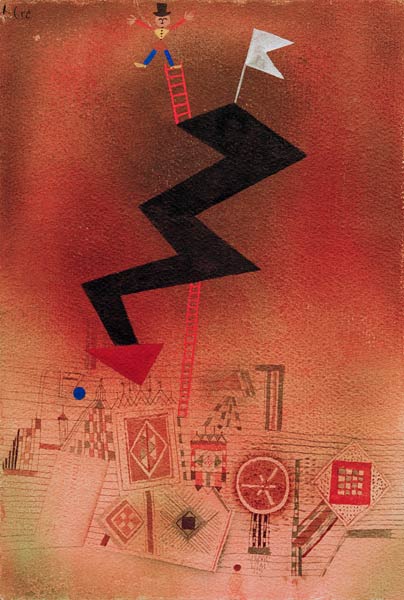 Gebannter Blitz, 1927. de Paul Klee