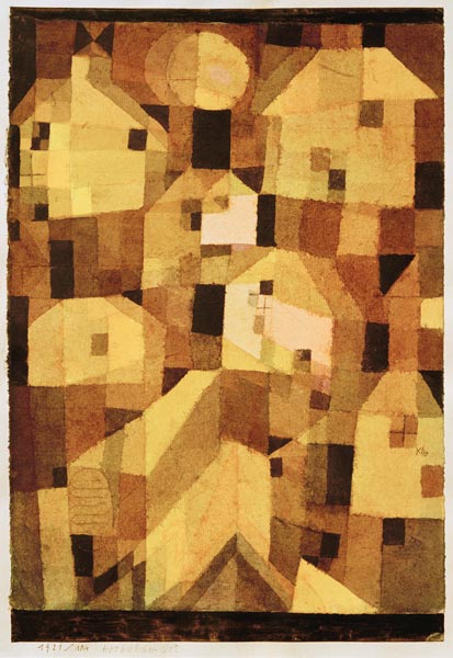 Lugares de otoño de Paul Klee