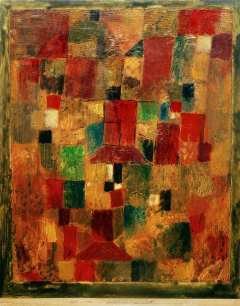 Herbstsonniger Ort, 1921.180 de Paul Klee