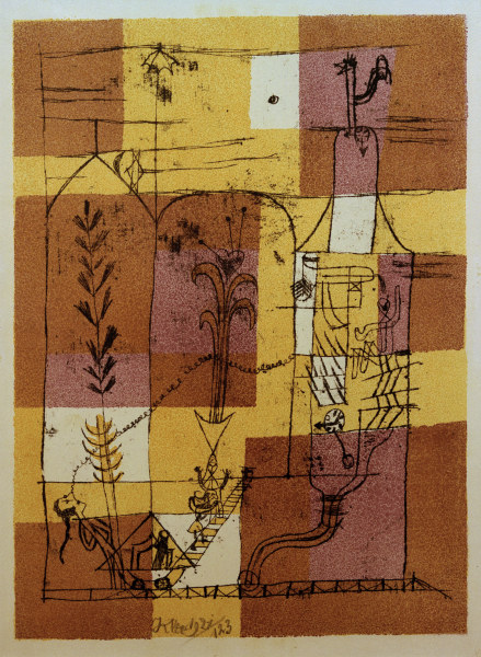 Hoffmaneske Maerchenszene, 1921, 123. de Paul Klee