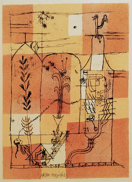 Hoffmanneske Scene, 1921, 123. de Paul Klee