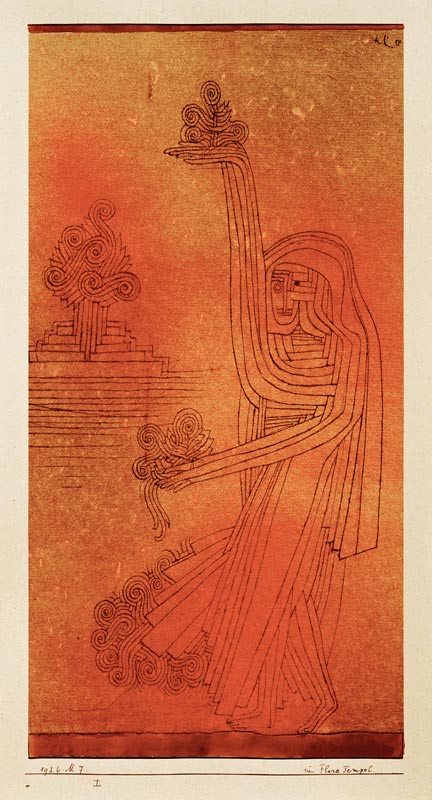 im Flora Tempel, 1926, 37 (M7). de Paul Klee