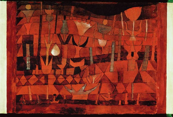 Indischer Blumengarten, 1922. de Paul Klee