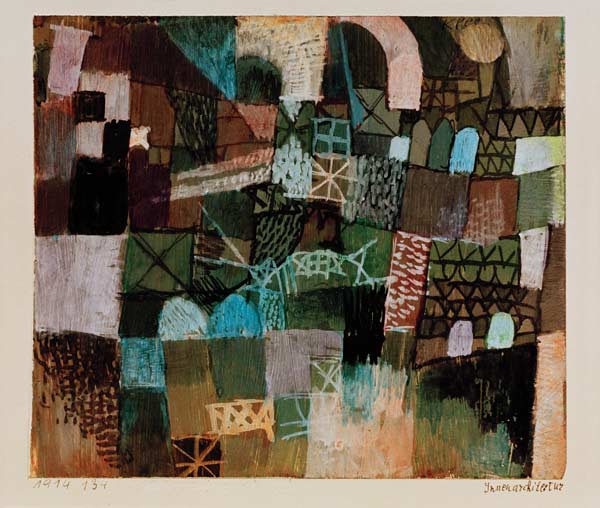 Innenarchitektur, 1914.134 de Paul Klee