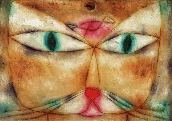 Katze und Vogel de Paul Klee