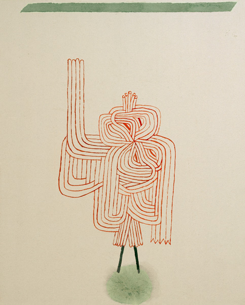 Gespenster-Schwur, 1930, 113 (V3). de Paul Klee