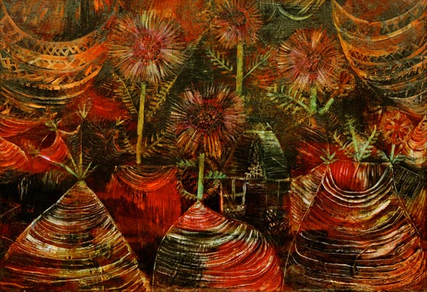 Das Fest der Astern, 1921, 206. de Paul Klee