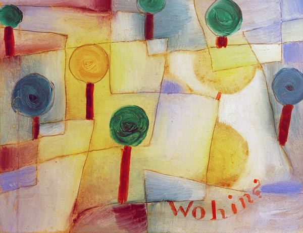 Wohin?, 1920, 126. de Paul Klee