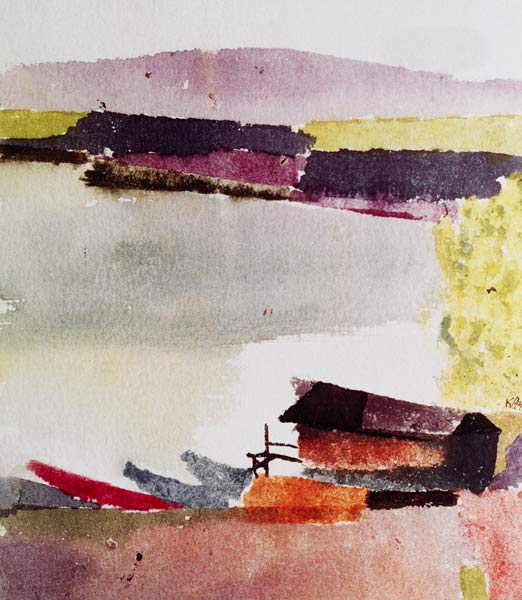 Pequeño puerto, 1914. de Paul Klee