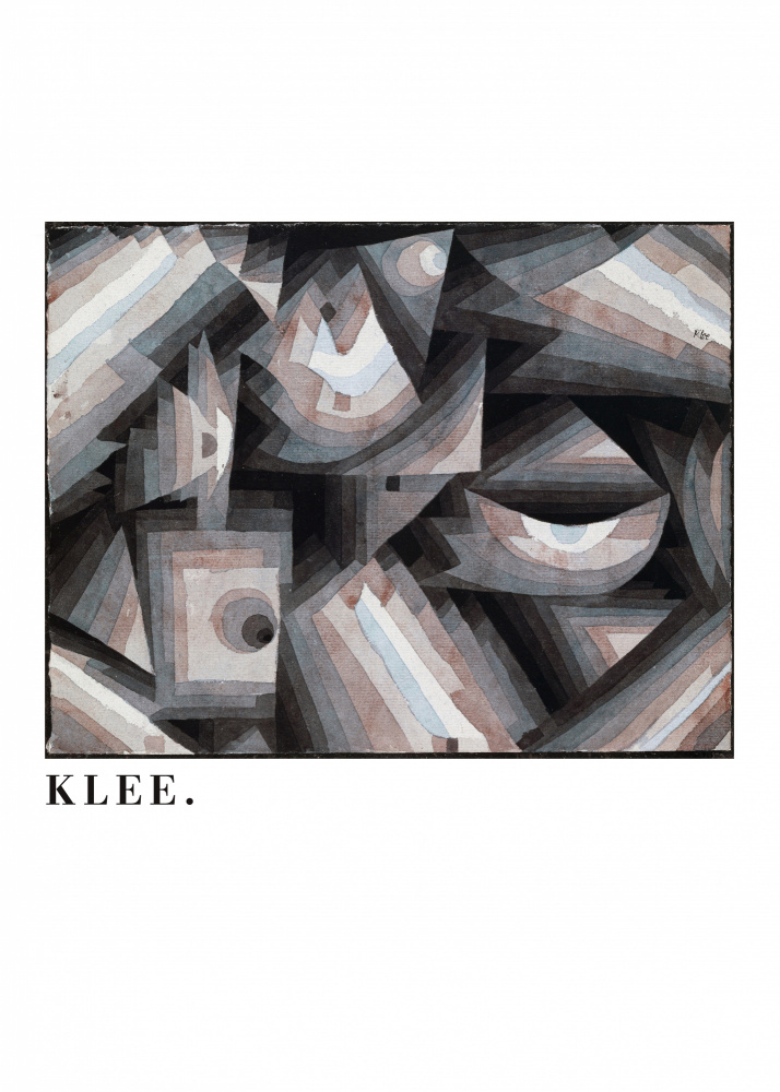 Crystal gradation 1921 de Paul Klee