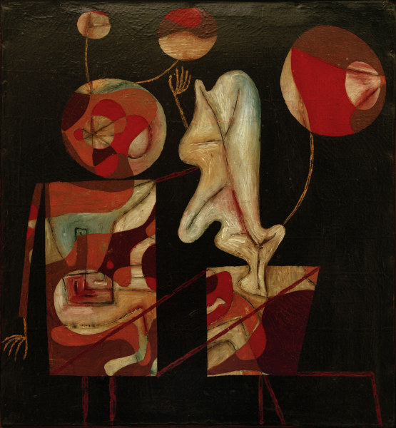 Marionetten (Bunt auf Schwarz), de Paul Klee