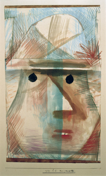 Maske komische Alte, de Paul Klee