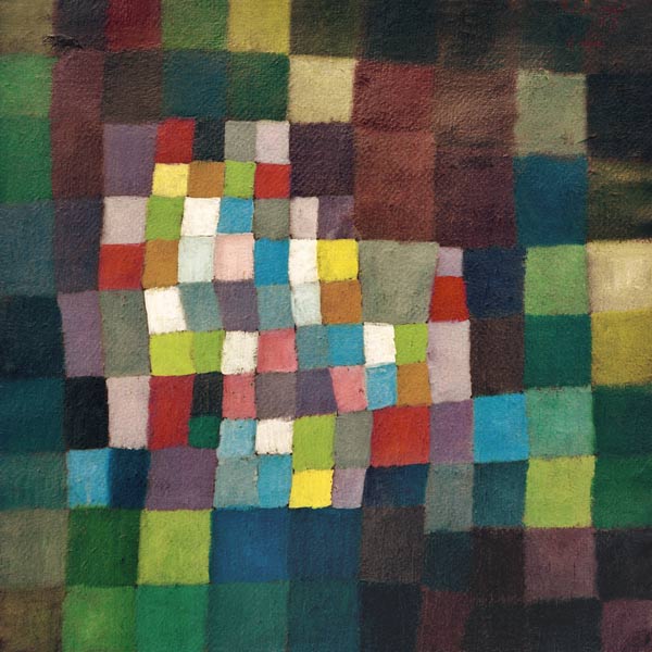Abstract mit Bezug auf einen de Paul Klee