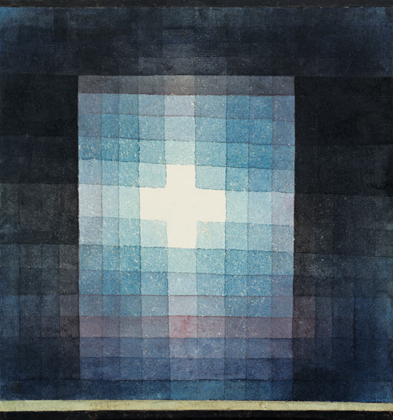 Christian monument -- cross picture. de Paul Klee
