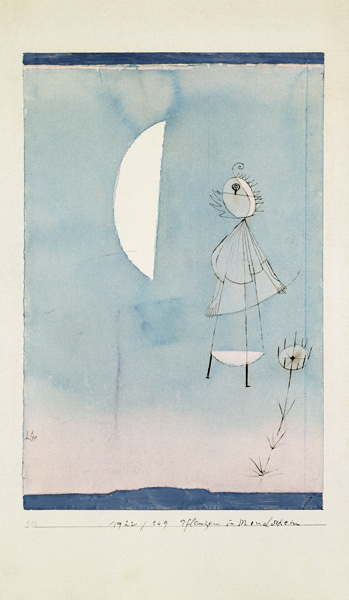 Plants in the Moonlight de Paul Klee