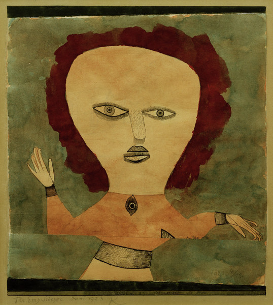 Schauspieler als Frau, 1923. 49. de Paul Klee