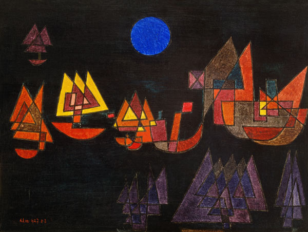 Ship in the dark one de Paul Klee