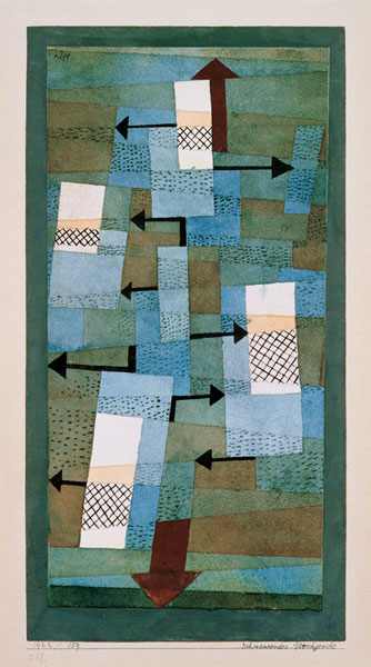 Schwankendes Gleichgewicht, 1922, 159. de Paul Klee